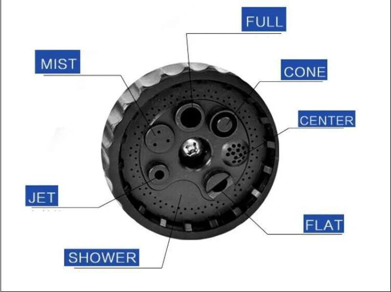 Magic Hose Pipe Expandable Reel 50Ft Car watering Cleaning, Indoor/Outdoor Garden Water Hose+ Spray