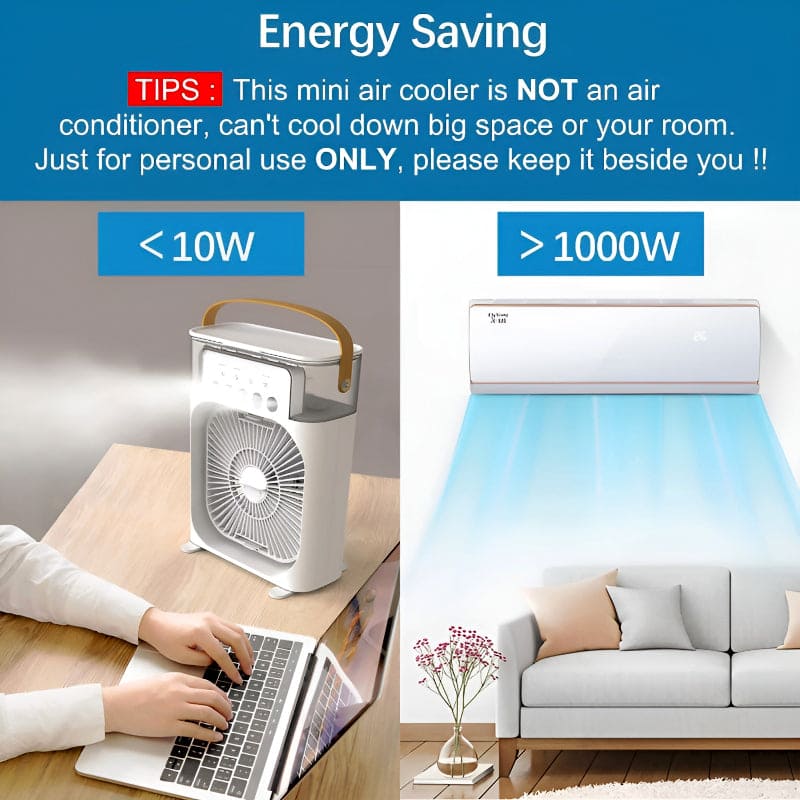 PORTABLE MINI AIR COOLER FAN